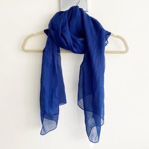 NWT J.Crew Factory Blue Scarf